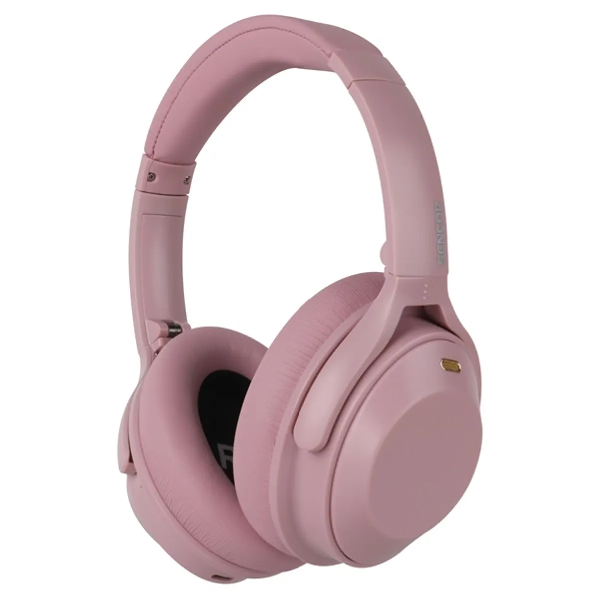 SENCOR 35060139 Bluetooth fejhallgató rózsaszín, vezeték nélküli, zajszűrés, 40 mm, USB-C, 20 m, 30 óra, beépített mikrofon #1