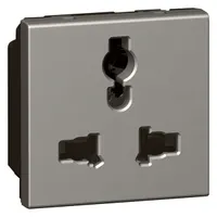 Legrand 572623 Arteor multiszabványú dugalj 2P-E zárható 2 modul magnézium