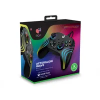 PDP 049-024 Afterglow Wave kontroller 250 cm vezetékes USB Type-C RGB fekete PC Xbox Series X S #8