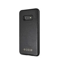 GUESS GUHCS10LIGBLK tok műbőr fekete mintás Samsung Galaxy S10 Lite