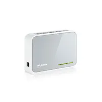 TP-LINK TL-SF1005D 5 portos 10-100Mbps asztali switch 5x RJ45 Fehér Külső tápegység Zöld technológia VLAN támogatás #2