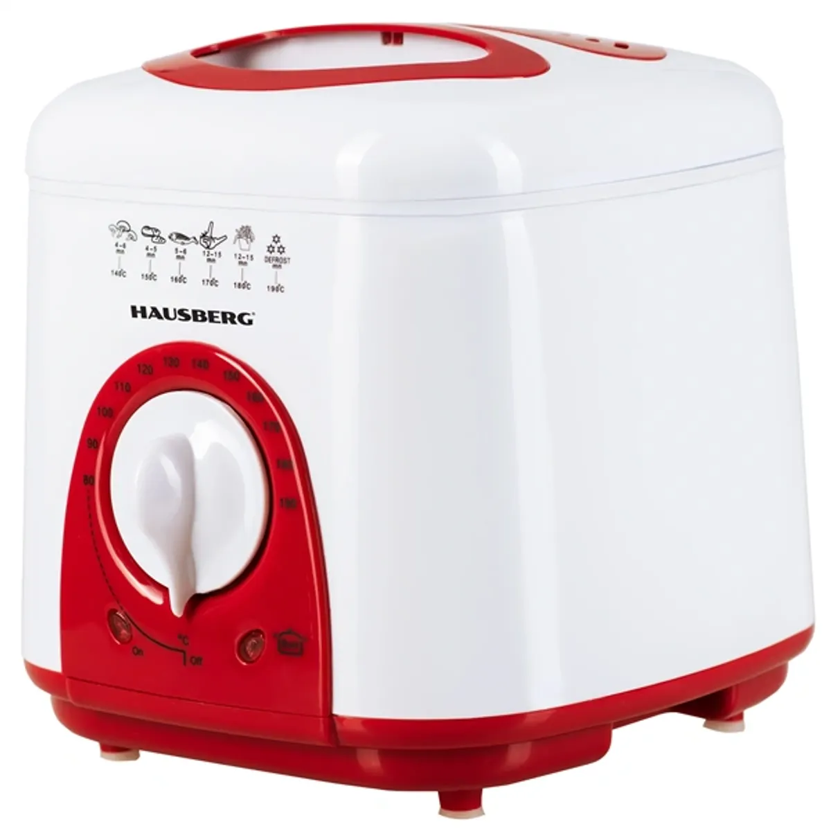 Hausberg HB-1320RS fritőz 1 liter 950 W piros #2