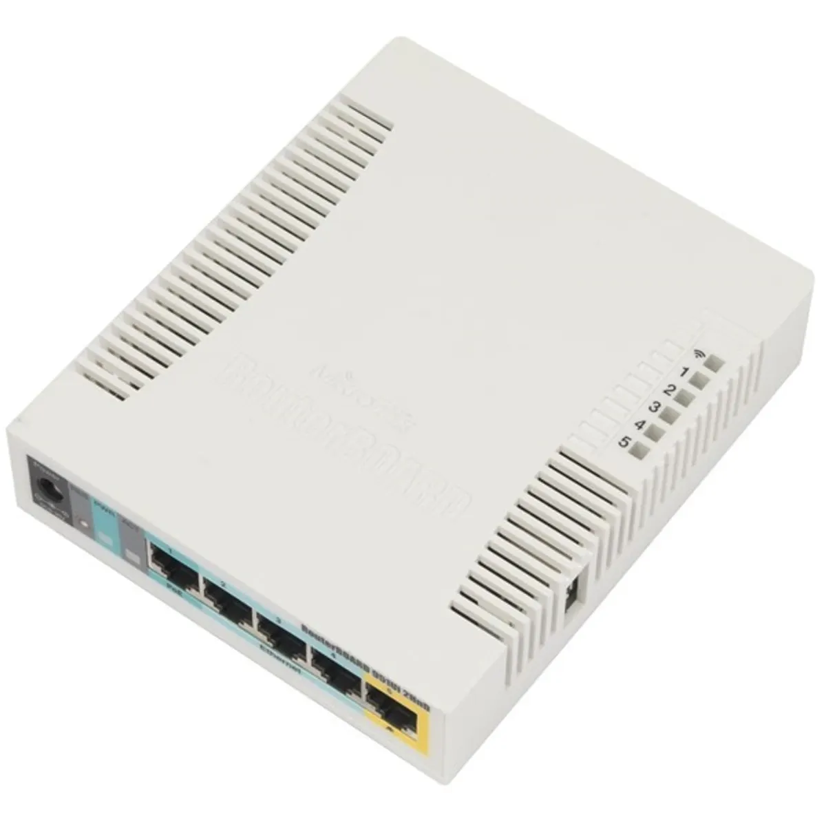 MikroTik RB951Ui-2HnD RouterBOARD 5x100Mbps LAN USB 2.0 2.4 GHz 300 Mbps PoE kimenet port5 #1