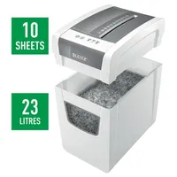 Leitz 80010000 IQ slim home office iratmegsemmisítő konfetti 4x28 mm P-4 10 lap A4 23 l #4
