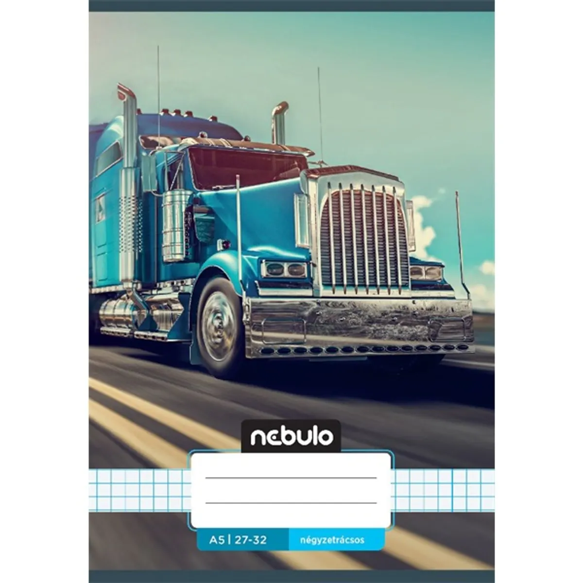 Nebulo NR-VM-A5 tűzött kockás füzet A5 32 lap #3