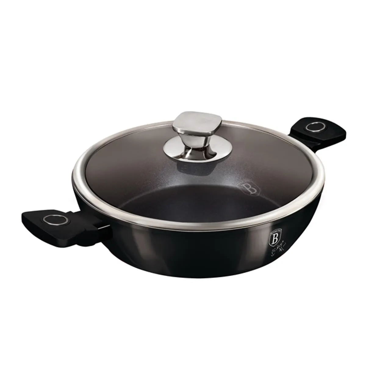 Berlinger Haus LP-KL-135P lábas fedővel kovácsolt alumínium 28 cm, 3,8 L, 3x titán bevonat, indukciós talp #1