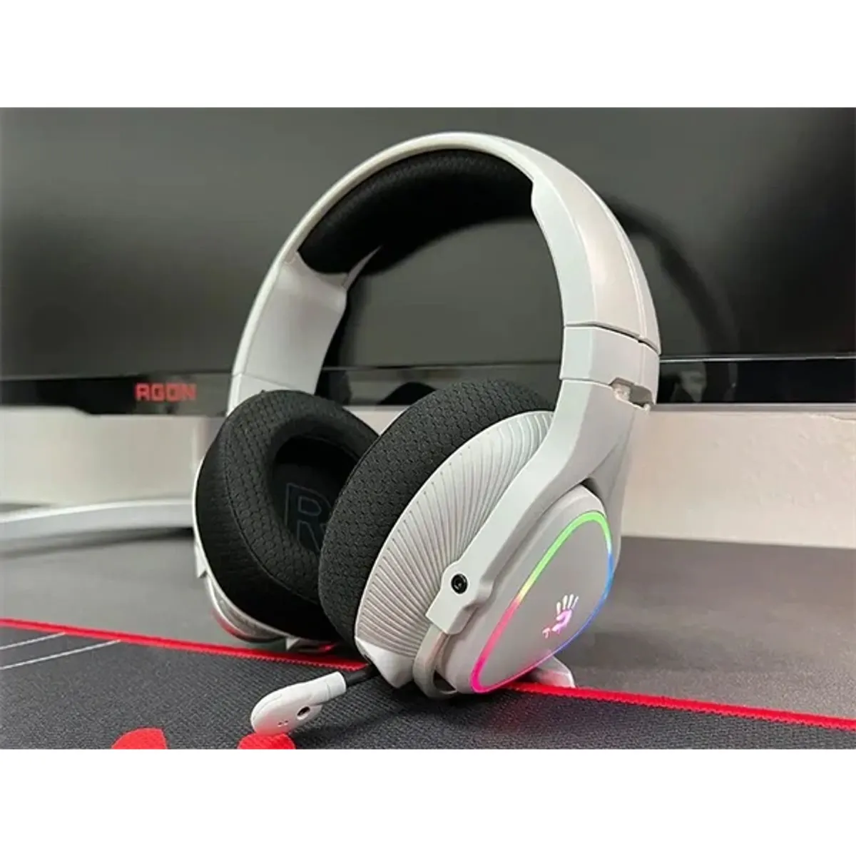 A4-TECH A4TSLU47752 Bloody MR710 szürke gamer headset 2,4 GHz és Bluetooth 5.3 USB-C 3,5 mm 50 mm 16 ohm 65 óra #7