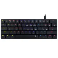 White Shark WS GK-006131-B/BR-US Nagamaki 61/62 alacsony profilú barna kapcsolók RGB USB-C US elrendezés 1,5 m