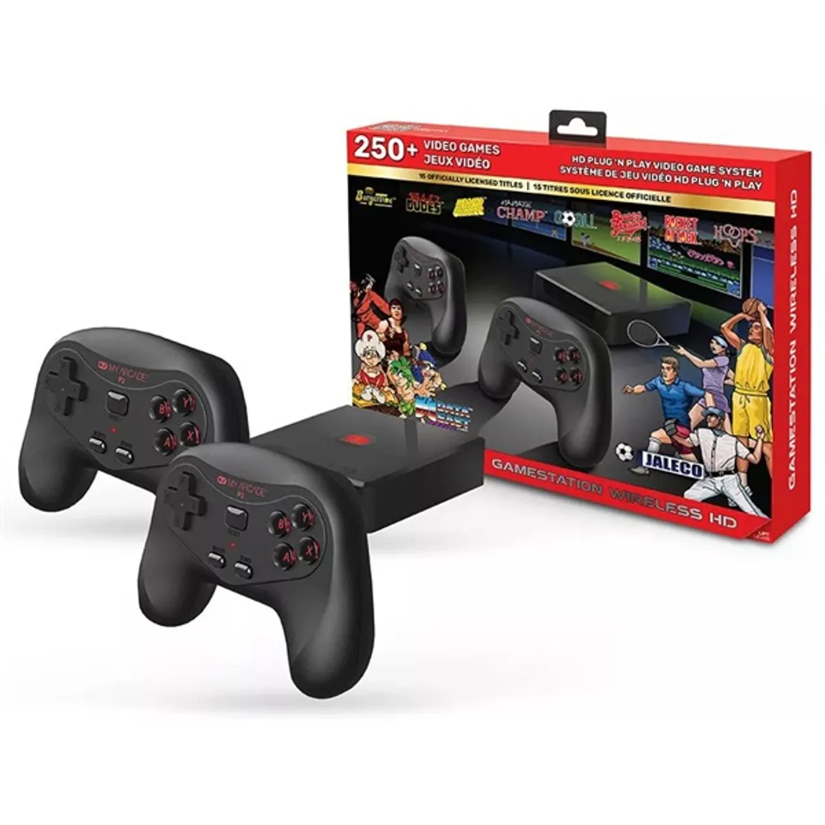 MY ARCADE DGUNL-4144 Gamestation Wireless HD hordozható játékkonzol 250+ retro játékok két vezeték nélküli kontrollerrel #1