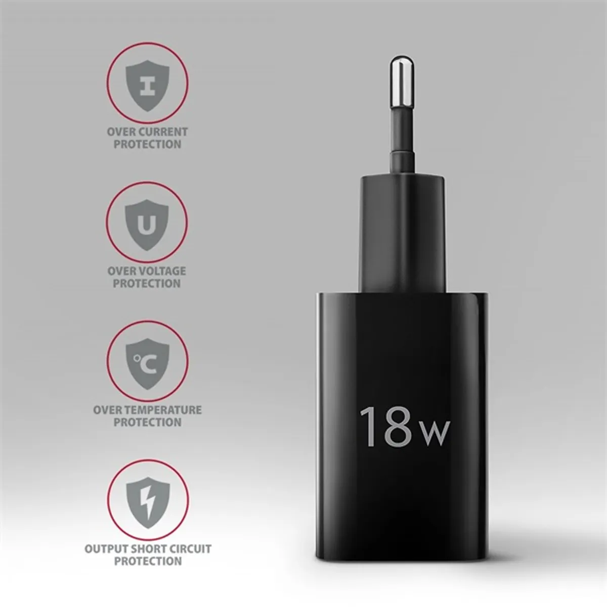 AXAGON ACU-QC18 QC3.0 USB-A falitöltő 18W univerzális kompatibilitás #5
