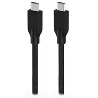 Genius 32590006401 ACC-C2CC-3A USB-C-USB-C 3A PD60W adat- és töltőkábel 1,5m fekete