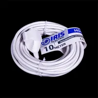 Iris Electric IEEC-10M-16A/230V hosszabbító kábel 10 m fehér Schuko #3