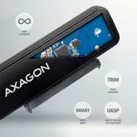 AXAGON ADSA-FP2C vékony USB-C SATA adapter 2,5" SSD HDD fekete 20 cm #5