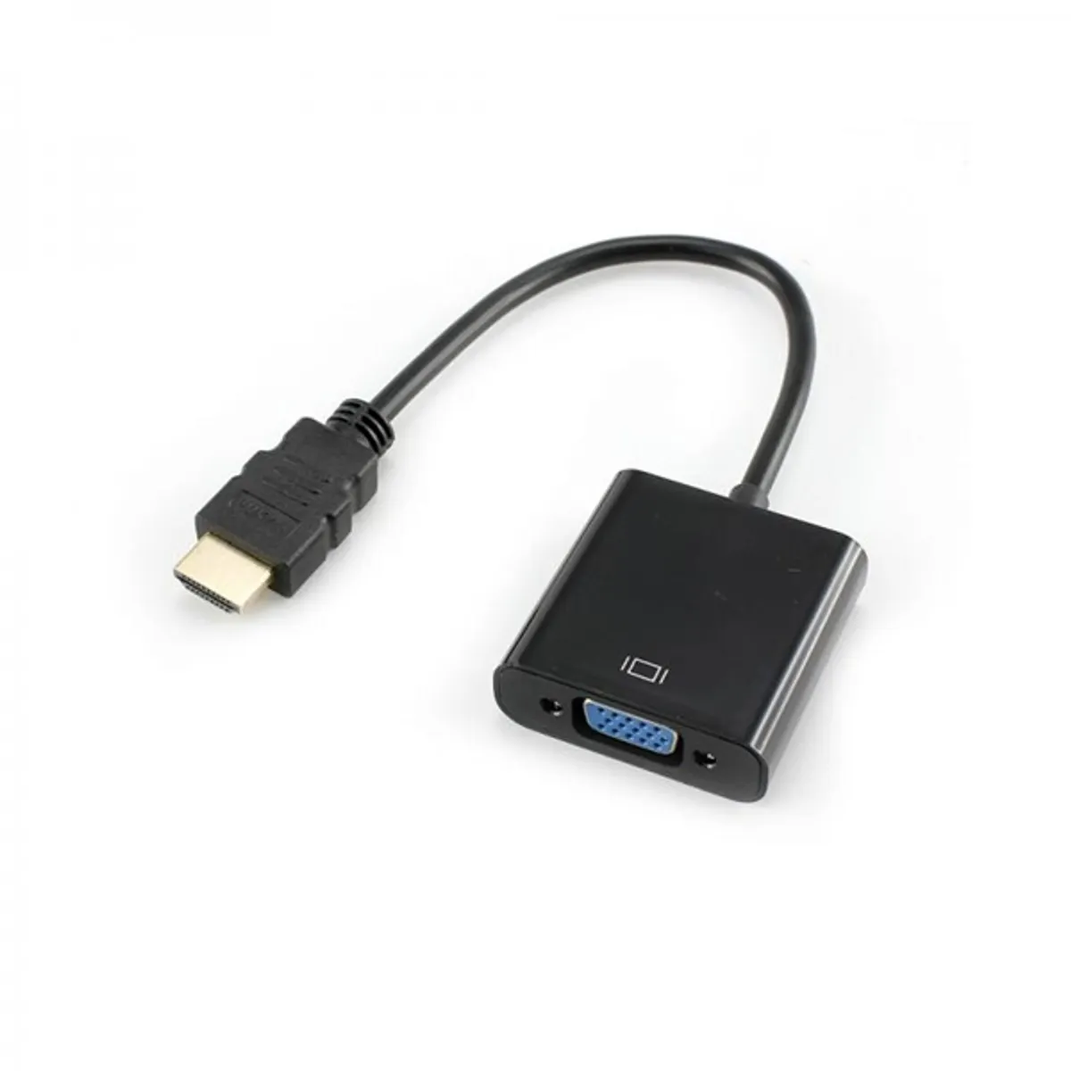 SBOX AD.HDMI-VGA-R HDMI M to VGA F adapter Fekete #1