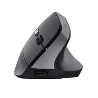 Trust 25145 Bayo II vertikális ergonómikus vezeték nélküli egér fekete 2400 dpi 2,4 GHz USB vevőegység #6