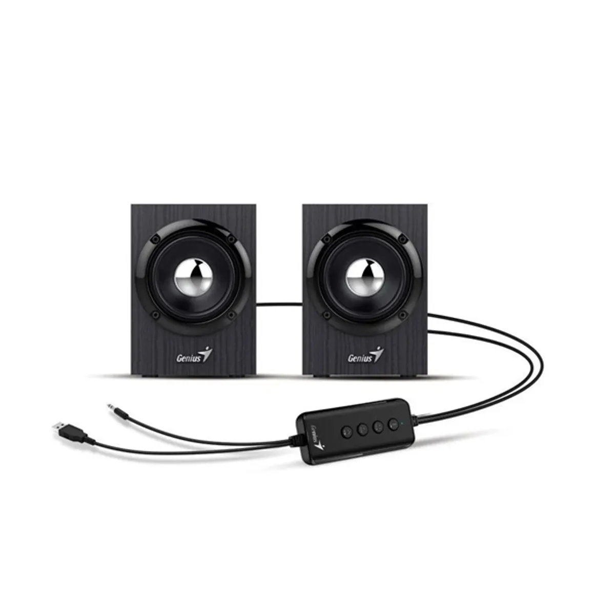 Genius 31730046400 SP-HF385BT bluetooth hangszóró 4,0 W 2x2 W USB 3,5 mm AUX 150-20000 Hz 4 ohm #1