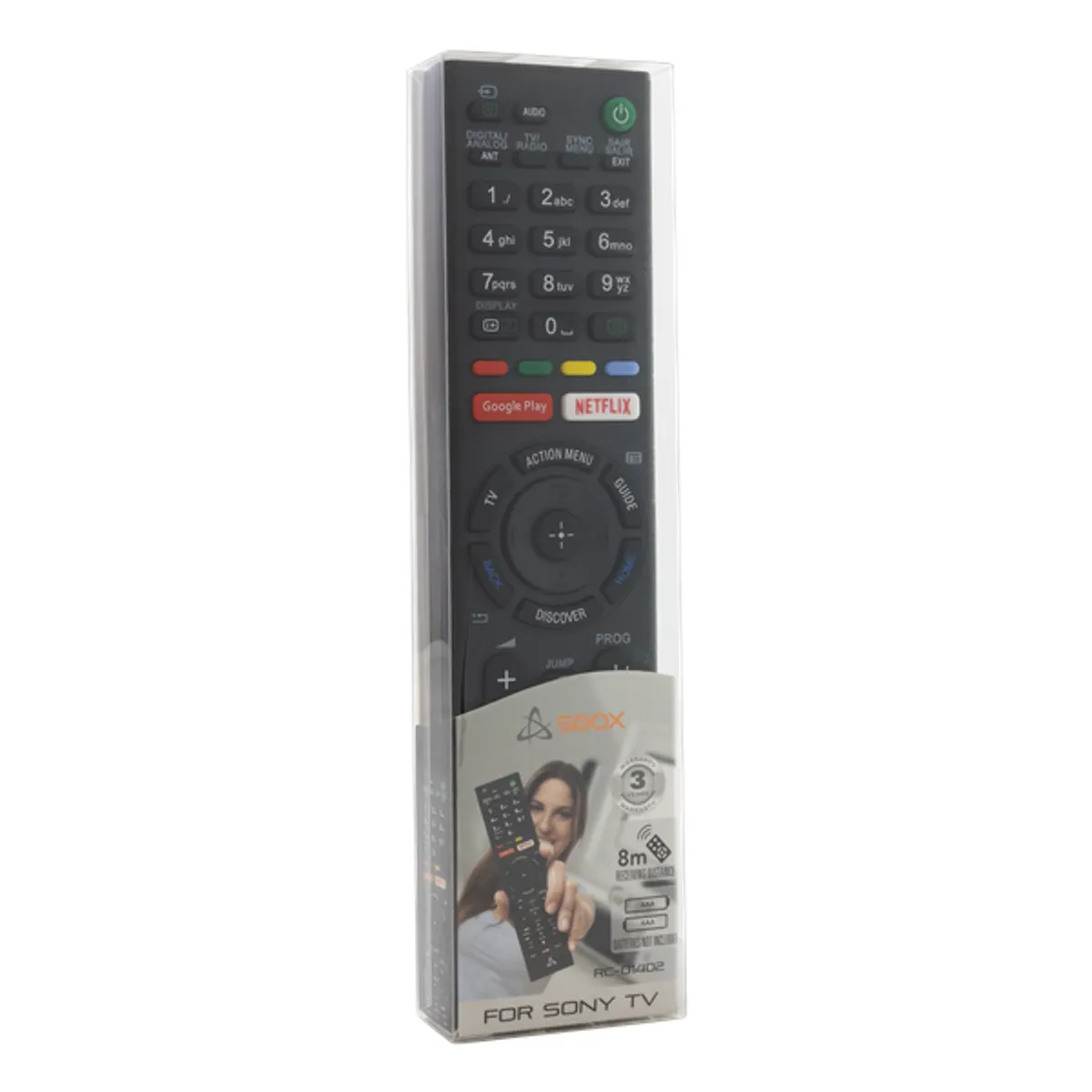 SBOX RC-01402 Sony TV távirányító fekete #2