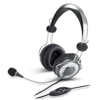 GENIUS 31710045100 fejhallgató-erősítő 2.0 headset, 3,5 mm jack, 20-20000 Hz, 32 ohm, 102 dB, mikrofon 50-20000 Hz -60 dB balos