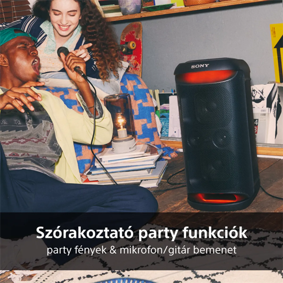 Sony SRSXV500B.CEL HighPower hordozható Bluetooth hangszóró 25 óra IPX4 #8