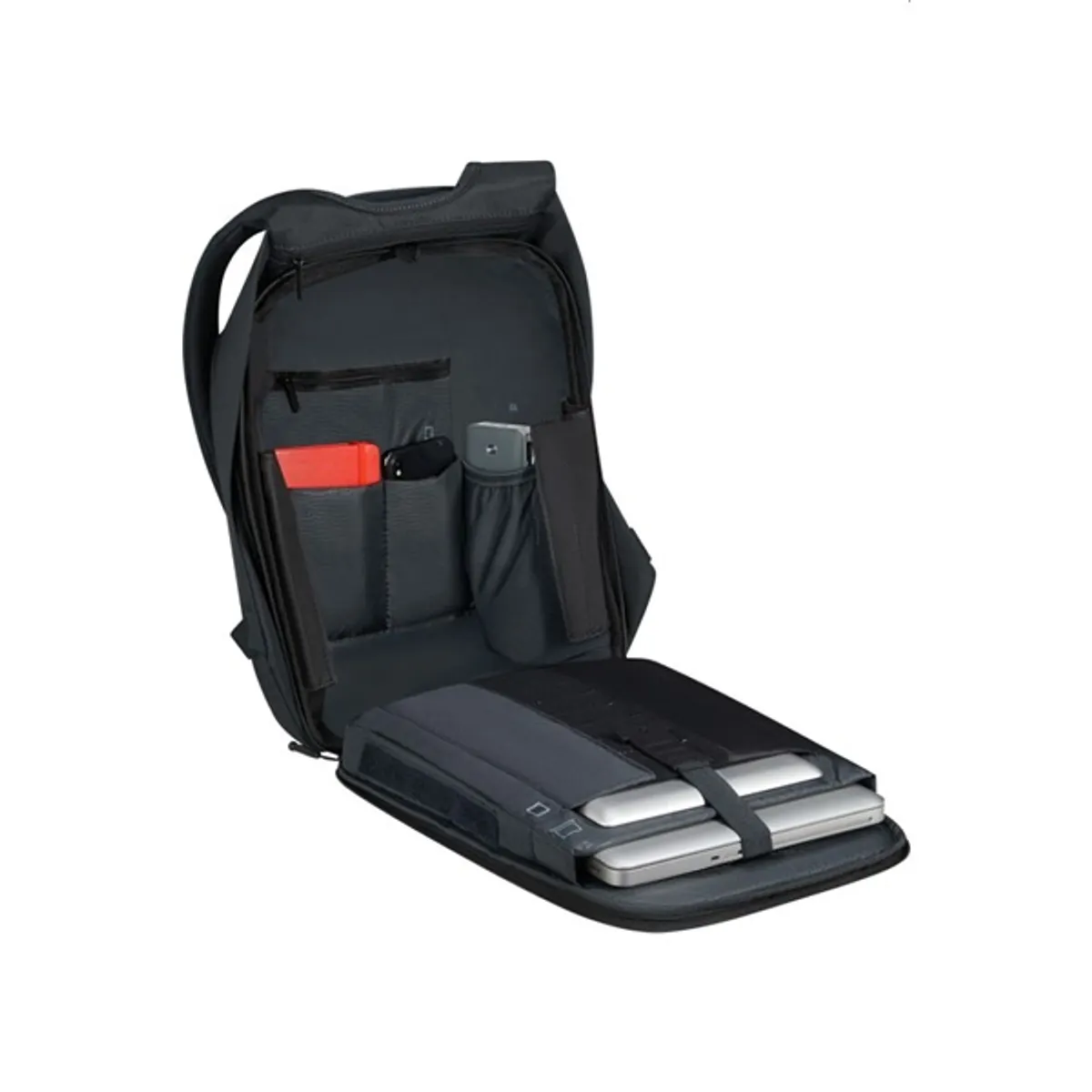 Samsonite 150940-1041 Securipak 2.0 14.1" notebook hátizsák fekete újrahasznosított PET RFID-blokkoló zseb #3