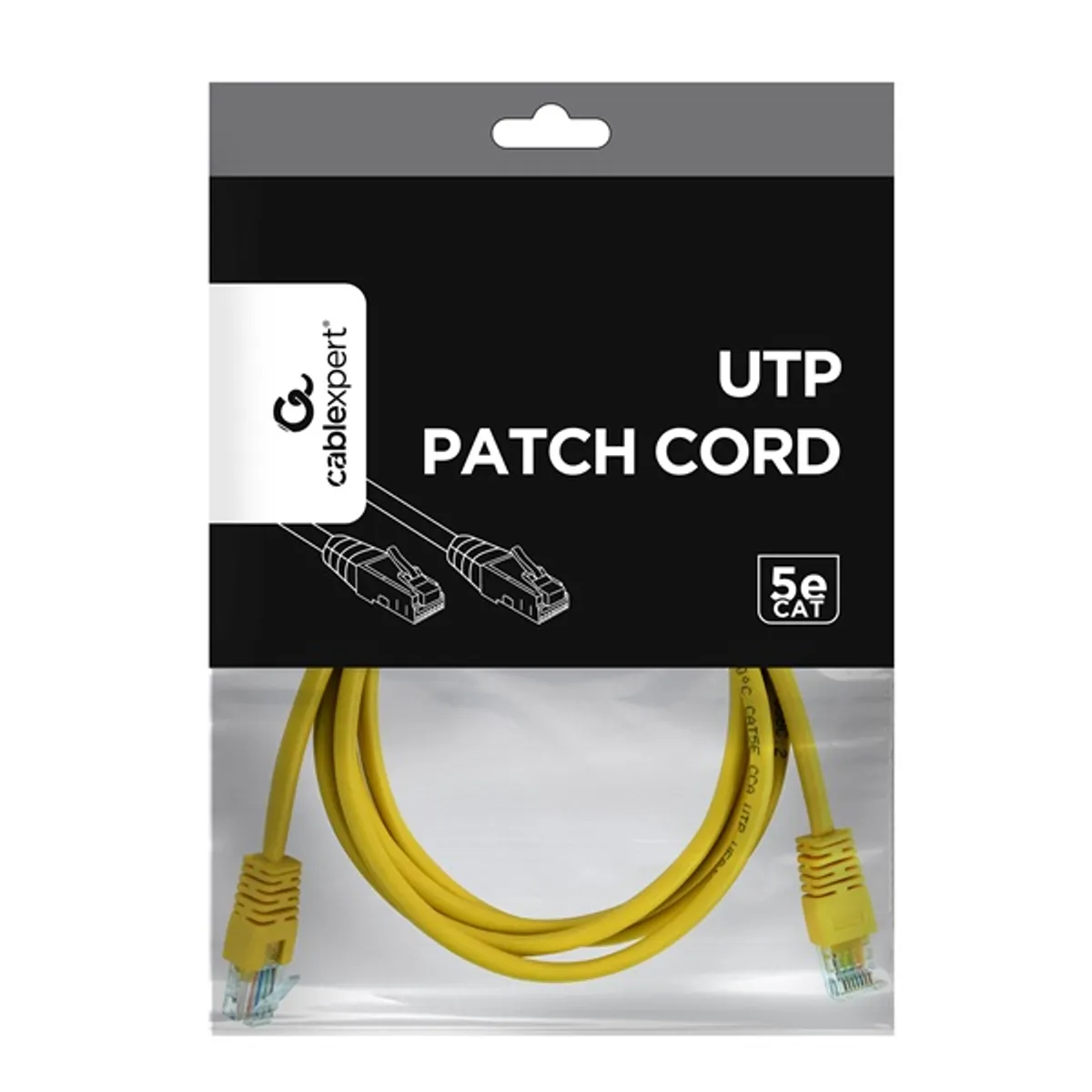 Gembird PP12-1.5M/Y patch kábel RJ45 CAT5e UTP sárga 1,5 m #2