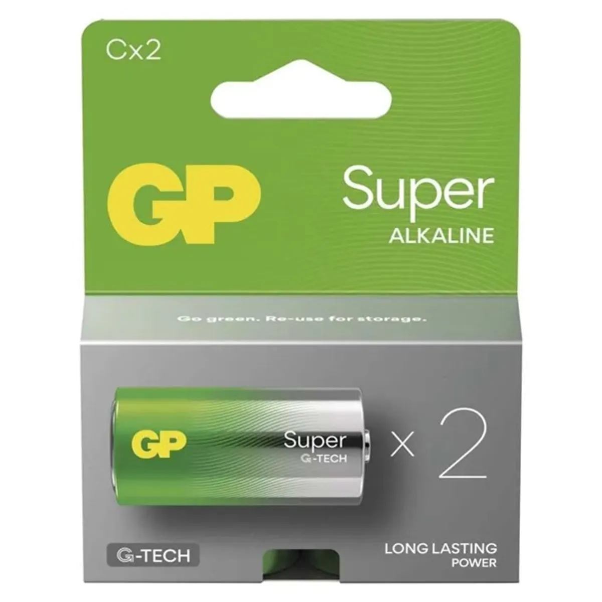 GP B01312 super c lr14 alkáli baby elem 2db #1
