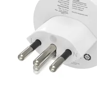 Hama 00223484 utazóadapter fehér 100-250V 10A J,N,L konnektorokhoz #3