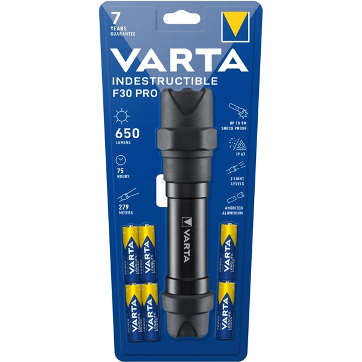 VARTA 18714101421 Indestructible F30 Pro 650lm LED IP67 IK08 #3