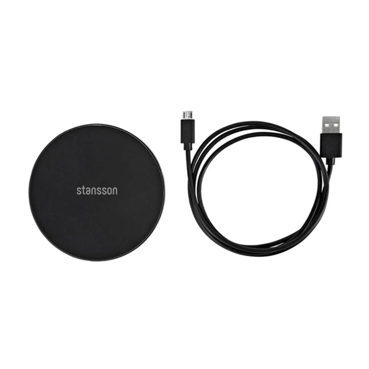 Stansson CH-600-BL univerzális vezeték nélküli gyorstöltő 10 W fekete #1