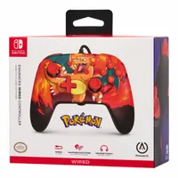 PowerA NSGP0040-02 enhanced Nintendo Switch vezetékes kontroller narancssárga mintás 3 m USB-kábel #9