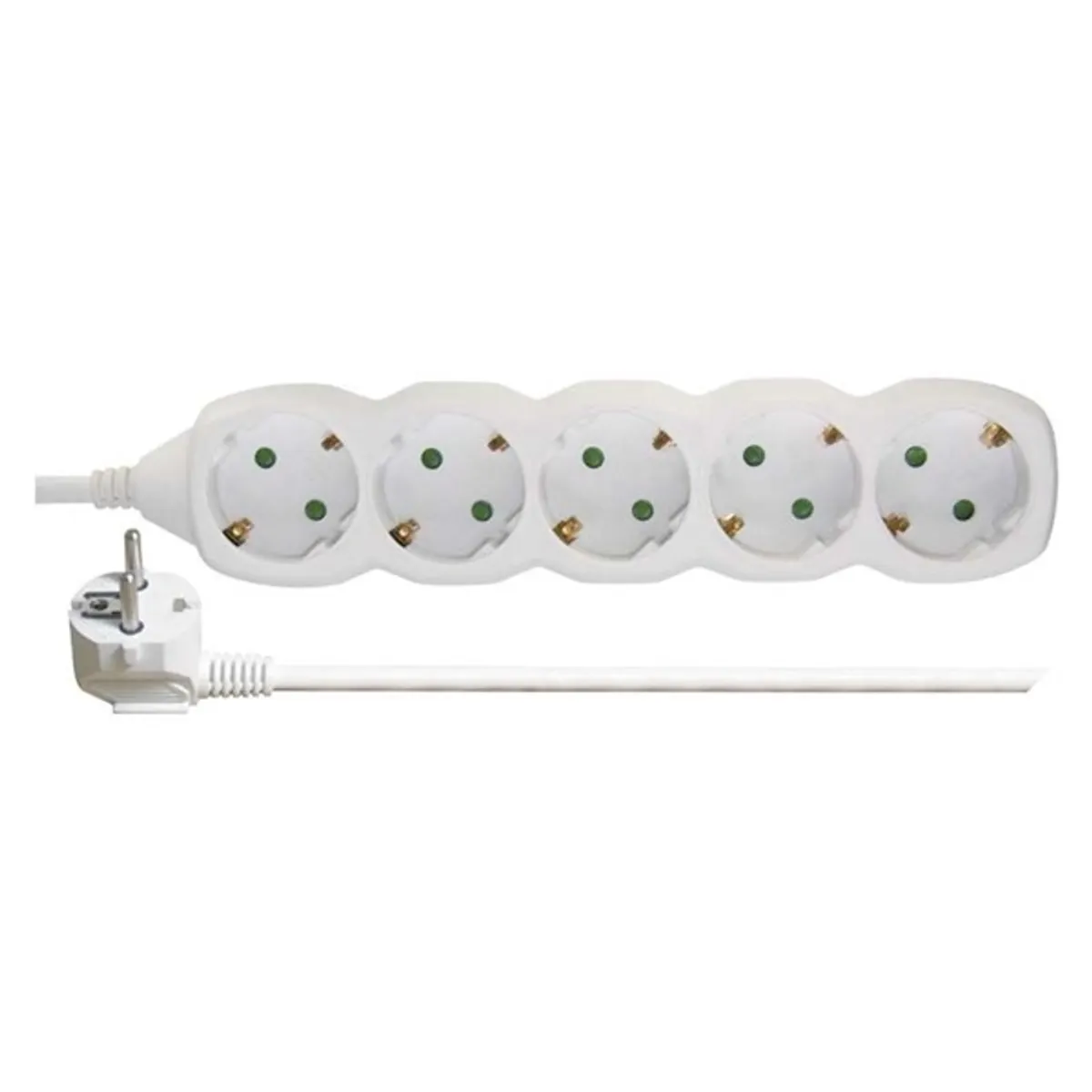 EMOS P1525R hálózati elosztó kapcsolóval 5 aljzat, 5 m, 1,5 mm2, fehér #3