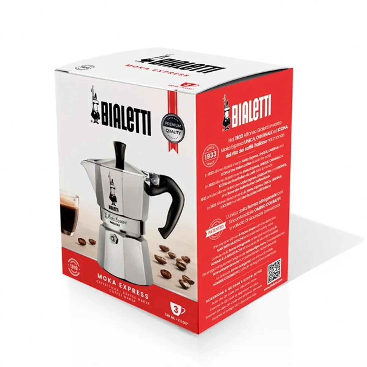 Bialetti 1167 Moka Express alumínium ezüst kotyogós 18 adag #4