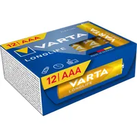 Varta 4103301132 Longlife mikro AAA LR03 12 db alkáli