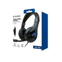 BigBen 2807364 V1 fekete 40 mm 3,5 mm jack PS4 PS5 kompatibilis baloldali mikrofon vezetékes