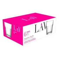 LAV LV-ARA233F Aras whiskys pohár 305 ml 6 darabos szett