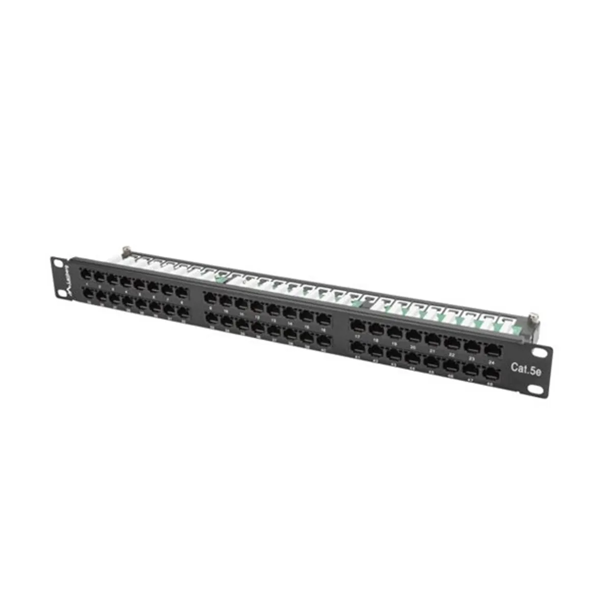 LANBERG PPU5-1048-B Patch panel CAT5e UTP 48 port 1U 19" fekete #3