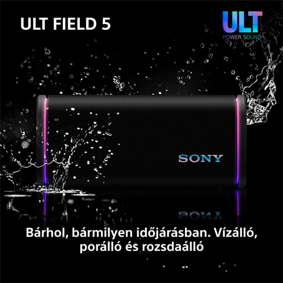 Sony SRSULT50W.CE7 ULT Field 5 Fehér Bluetooth hangszóró 5200 mAh 25 óra IP66 #10