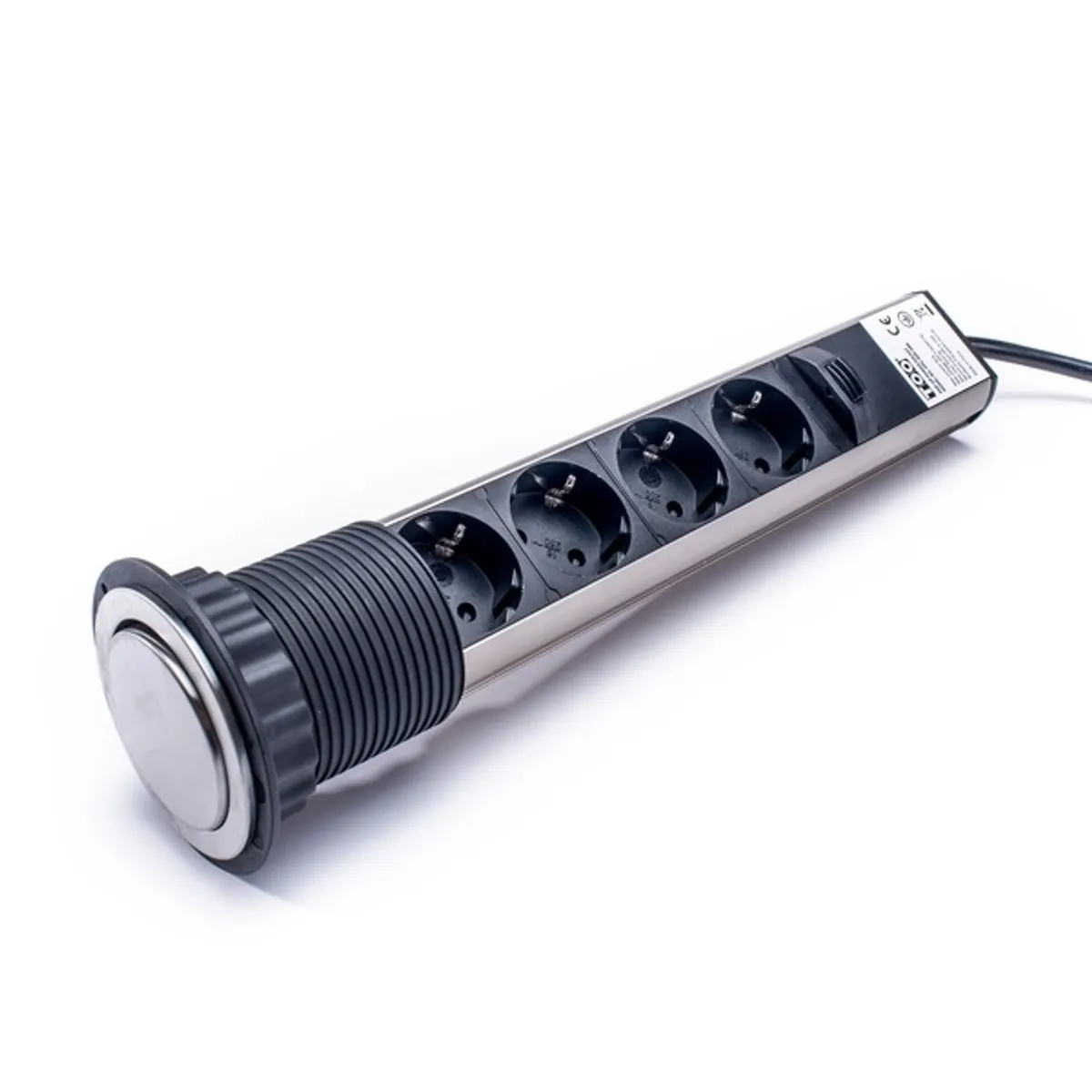 Too PPS-309-4BR IP20 4x SCHUKO beépíthető elosztó 1,8 m kábel 16 A 250 V #2