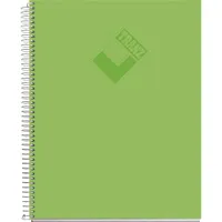 MIQUELRIUS A15238087 Tranz A4 100lapos spirálfüzet polipropilén fedél kockás lyukasztott mikroperforált lapok álló #4