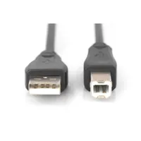 DIGITUS DB-300105-030-S USB 2.0 Type-B to USB Type-A kábel 3 m árnyékolt fekete #2