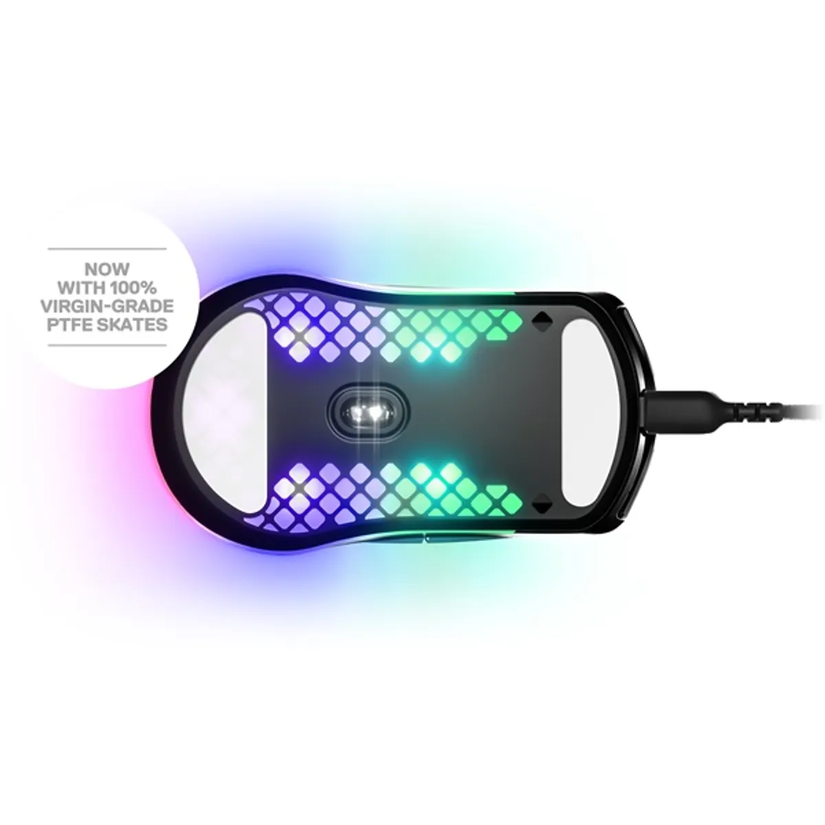 STEELSERIES 62611 Aerox 3 2022 optikai gamer egér USB-C 59 g 8500 dpi RGB víz- és porálló #4
