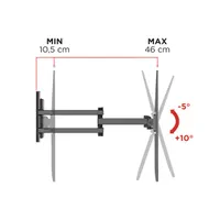 Meliconi 580469 Flatstyle FDR 400 Fast Block 40"- 65" fali TV konzol #7