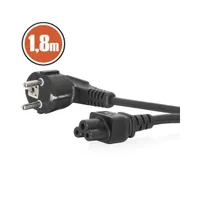 PRC 20161 tápkábel 180 cm Schuko IEC-320-C5 fekete #1
