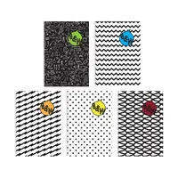Pátria Design P1112-1735 spirálfüzet A4 80 lapos kockás mintás UV-lakk fedél karton álló