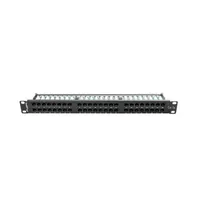 LANBERG PPU5-1048-B Patch panel CAT5e UTP 48 port 1U 19" fekete #2