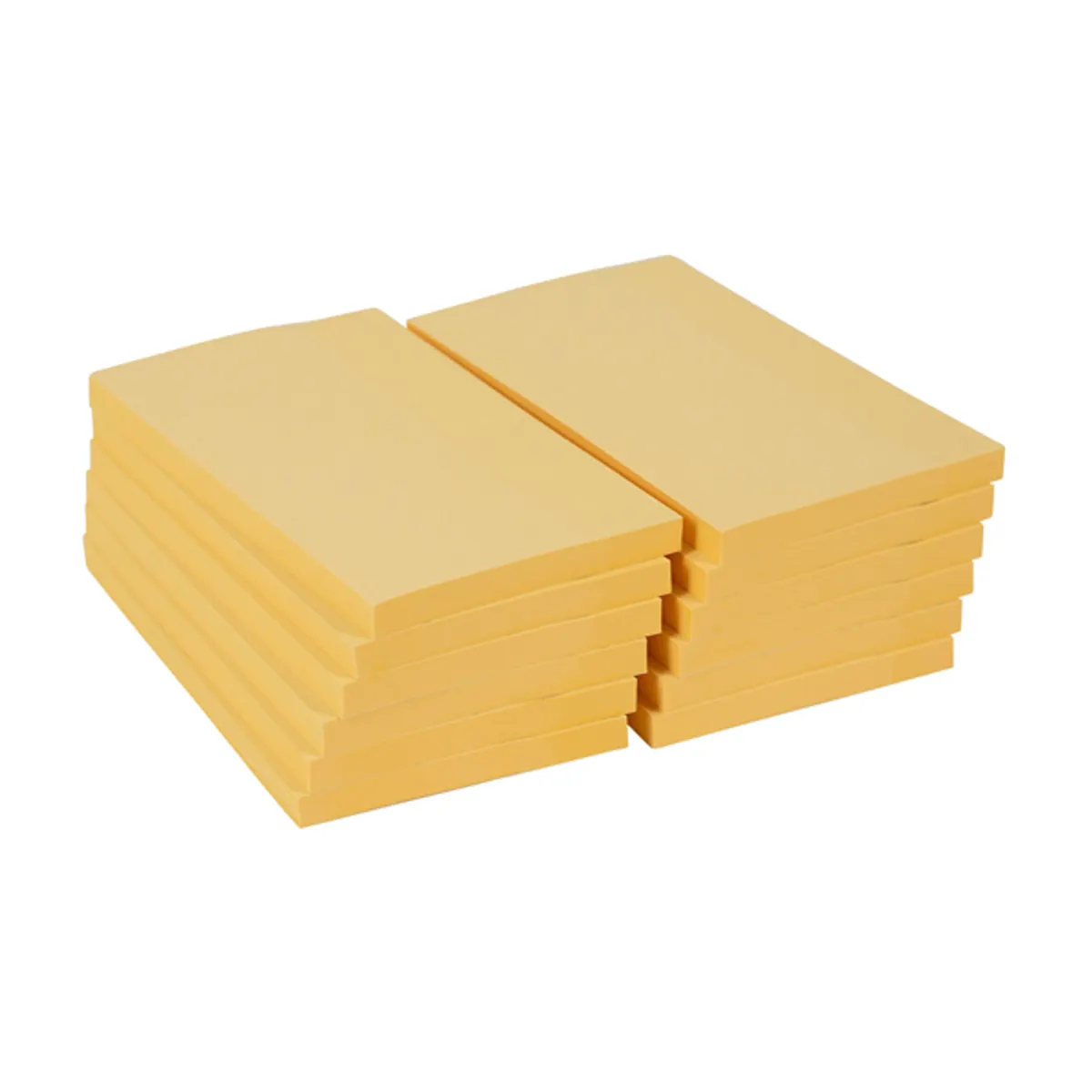 Office Depot 8663065 öntapadós jegyzettömb 76x127 mm sárga 12 tömb csomag 90 lap tömb #2