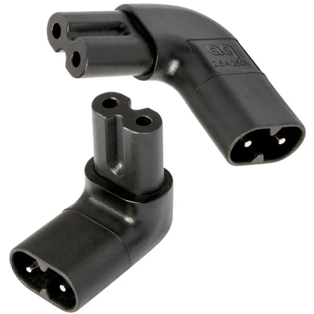 AudioQuest IEC90C7 C7-C8 adapter 90 fok készlet 2 db #1