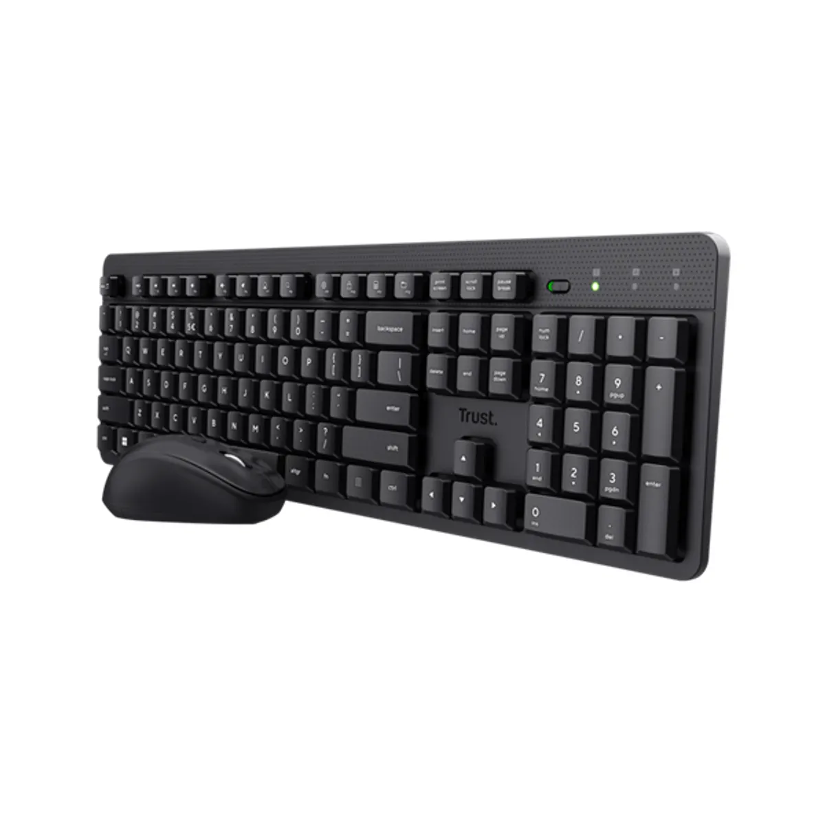 Trust 25365 Ody II Silent vezeték nélküli billentyűzet és egér USB 1600 dpi fekete #1
