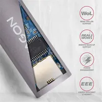 AXAGON ADE-TR usb 3.2 gen 1 külső gigabit ethernet adapter fekete 15 cm RJ-45 USB-A #5