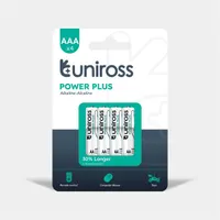 UNIROSS UPPAAAPK4 Power Plus AAA alkáli 4db csomag